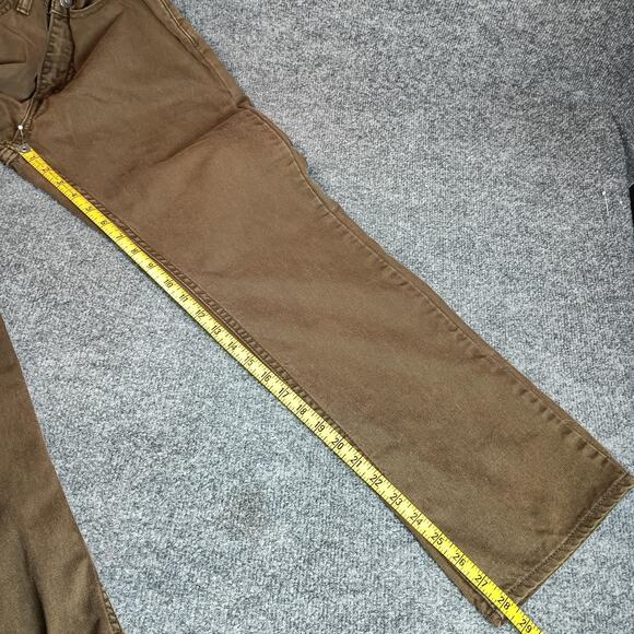 Levis 514 Jeans Mens 32x30 Brown Slim Straight Denim 5 Pocket Zip Fly (32x28.5) - Picture 7 of 12